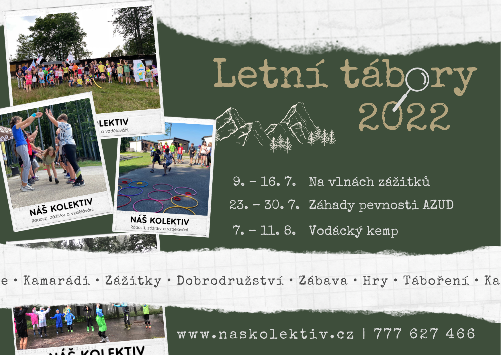 Letní tábory 2022