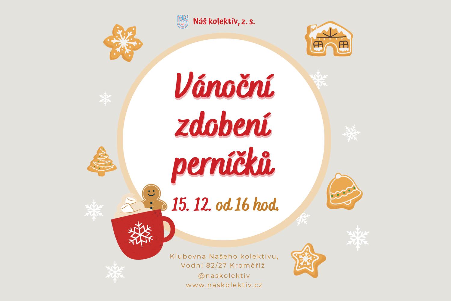 Vánoční zdobení perníčků